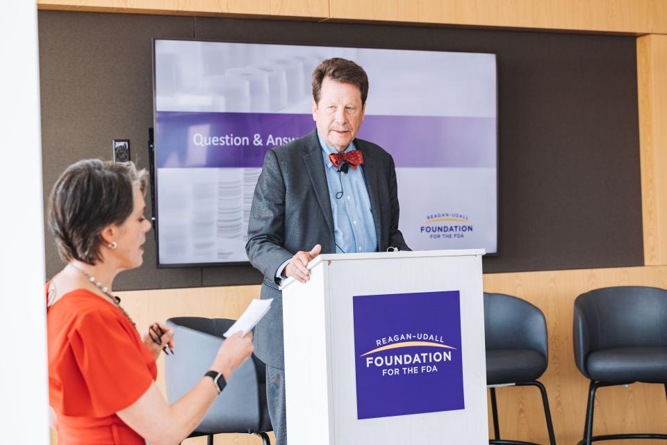 Robert M. Califf, MD takes part in Q&A with Foundation CEO Susan C. Winckler, RPh, Esq.